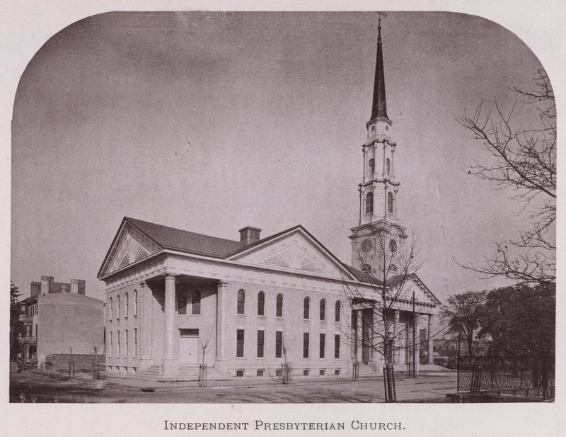 Unabhängige Presbyterianische Kirche (s/w Foto) von American Photographer (after)