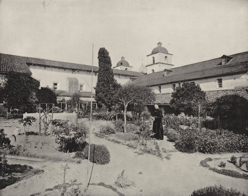 Mission von Santa Barbara, Kalifornien von American Photographer (after)