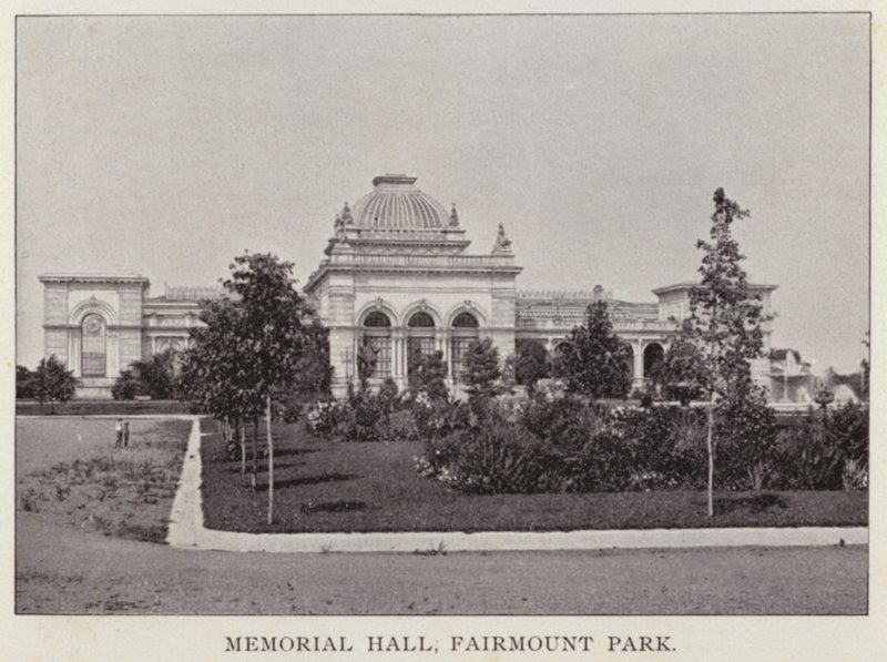 Philadelphia: Memorial Hall, Fairmount Park von American Photographer (after)