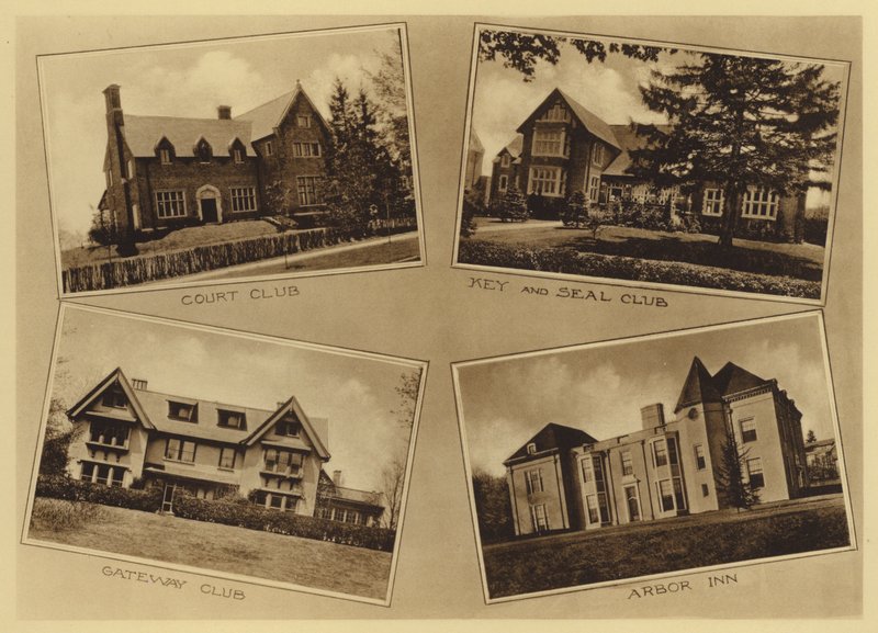 Princeton University: Court Club; Key and Seal Club; Gateway Club; Arbor Inn von American Photographer (after)