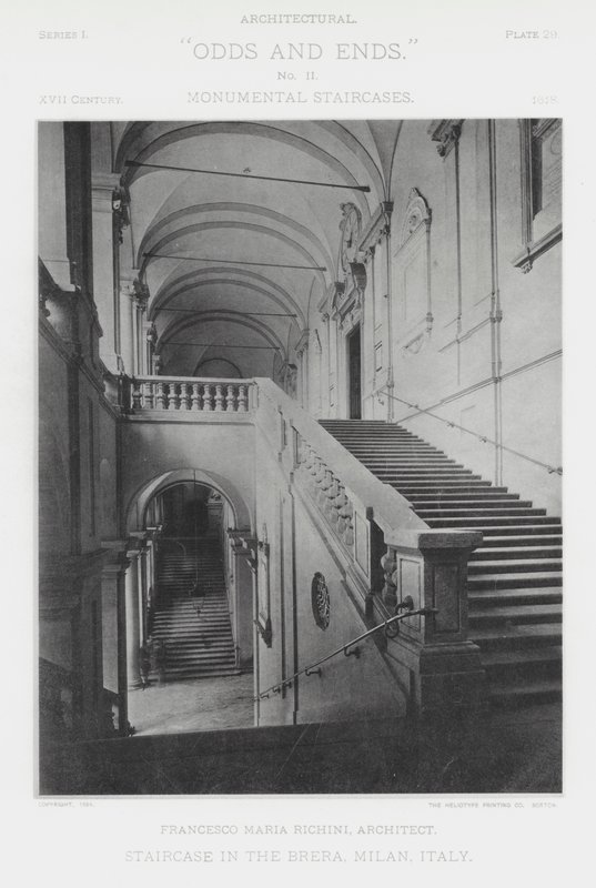 Treppe in der Brera, Mailand, Italien von American Photographer (after)