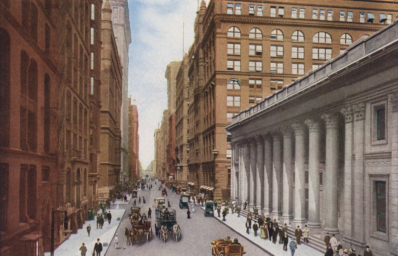 Chicago: La Salle Street, vom Handelsgebäude aus von American Photographer