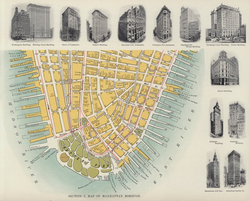 Karte des Bezirks Manhattan von American Photographer