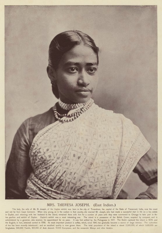 Mrs Theresa Joseph, Ostindierin von American Photographer