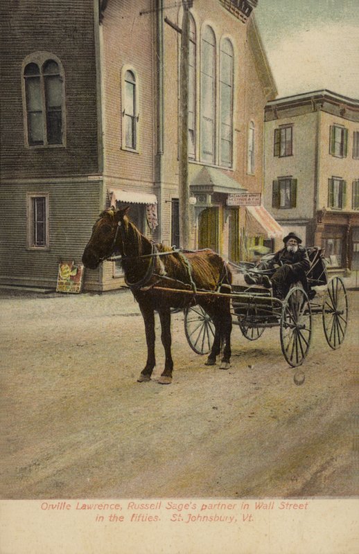 Orville Lawrence, Russell Sages Partner in der Wall Street in den fünfziger Jahren, St Johnsbury, Vermont, USA von American Photographer