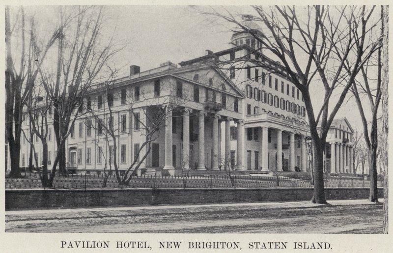 Pavilion Hotel, New Brighton, Staten Island von American Photographer