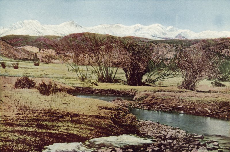 Die schneebedeckte Bergkette, nahe Trinidad, Colorado von American Photographer