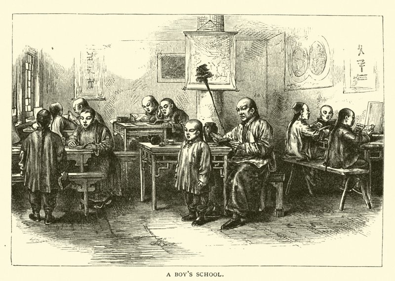 Eine Jungenschule von American School