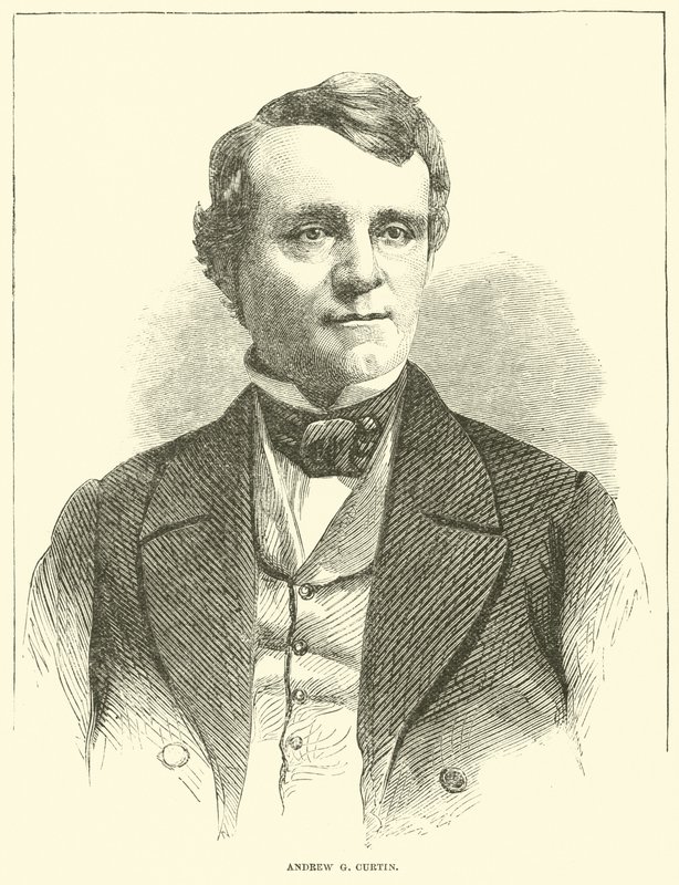 Andrew G Curtin, Dezember 1863 von American School