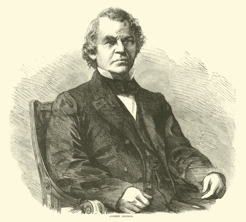 Andrew Johnson, April 1865 von American School