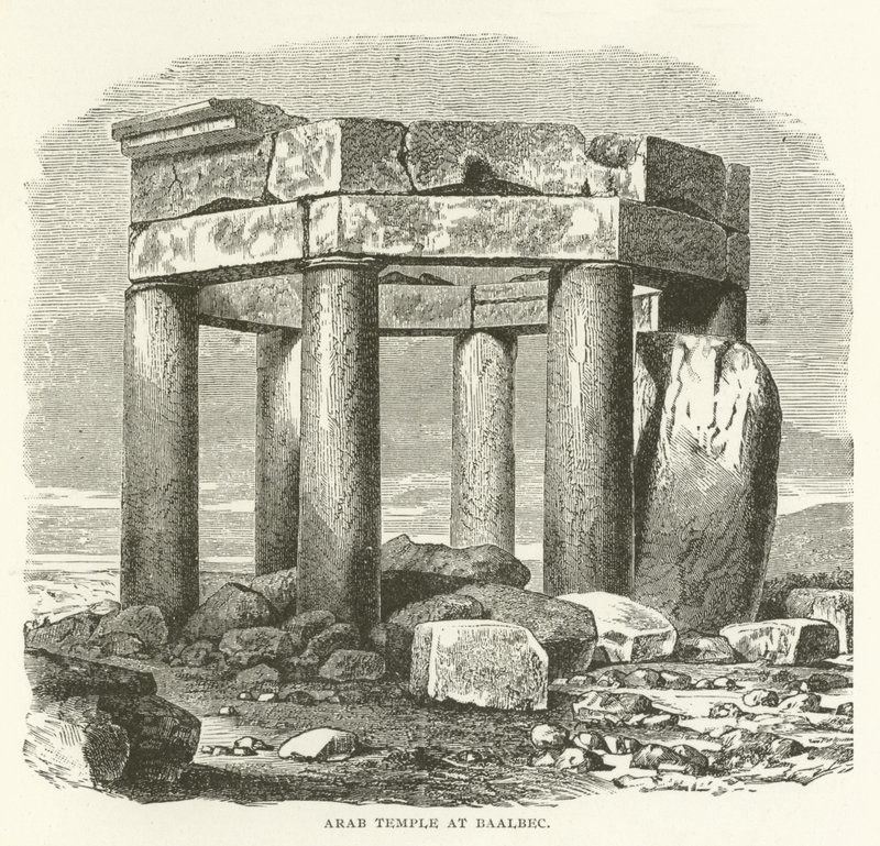 Arabischer Tempel in Baalbek von American School