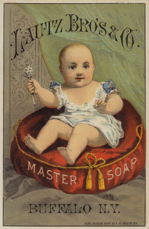 Baby schüttelt Rassel von American School