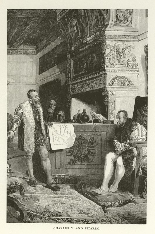 Karl V. und Pizarro von American School