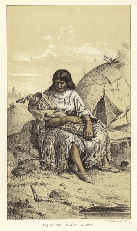 Chippeway-Witwe von American School