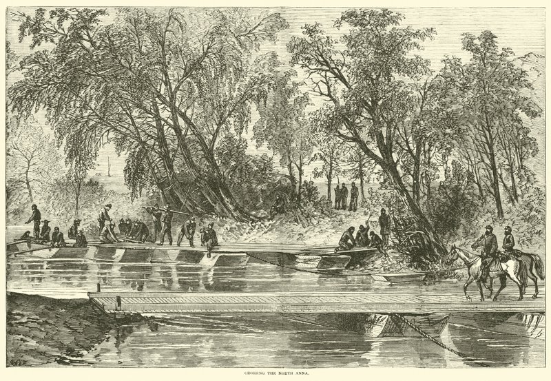 Überquerung des North Anna, Mai 1864 von American School