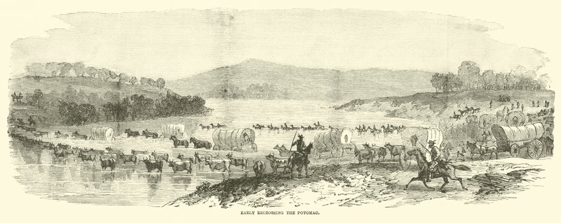 Early überquert den Potomac erneut, Juli 1864 von American School