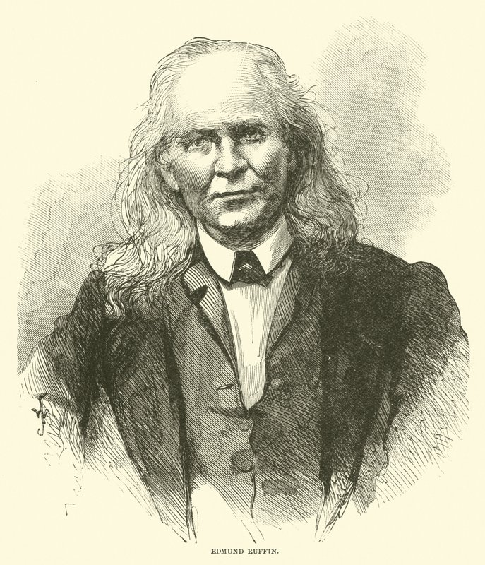 Edmund Ruffin, April 1865 von American School