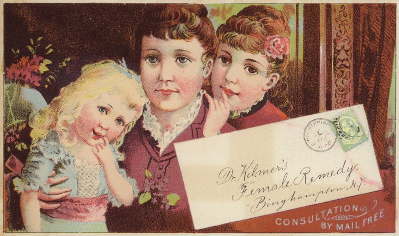 Elegante Damen und Kind von American School