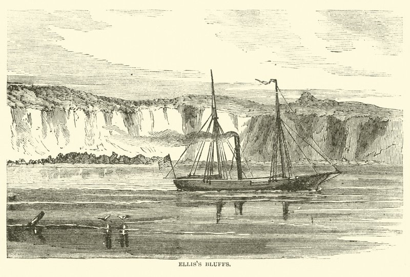 Elliss Bluffs, Mai 1862 von American School