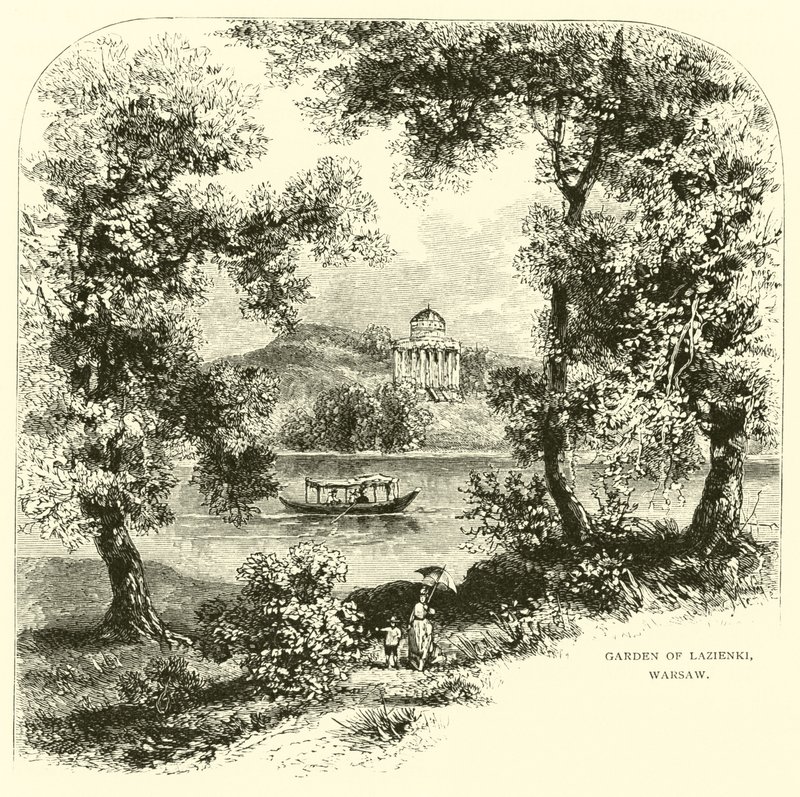Garten von Łazienki, Warschau von American School