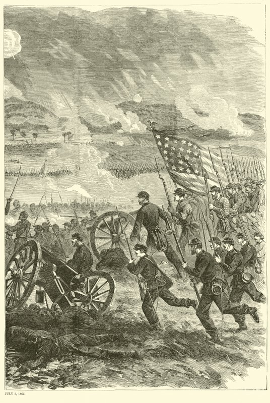 Gettysburg, 3. Juli 1863, Juli 1863 von American School