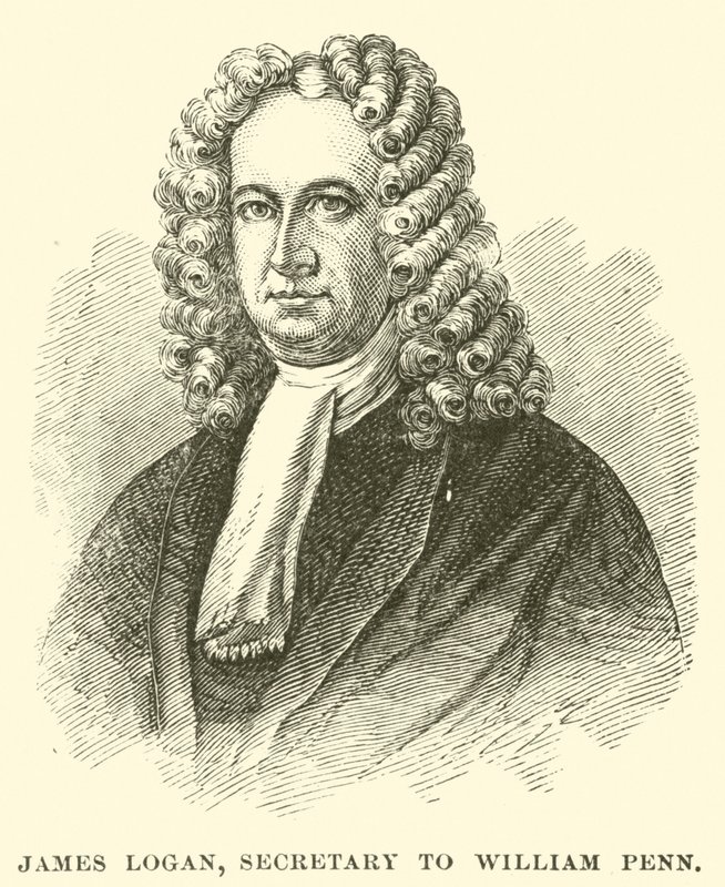 James Logan, Sekretär von William Penn von American School