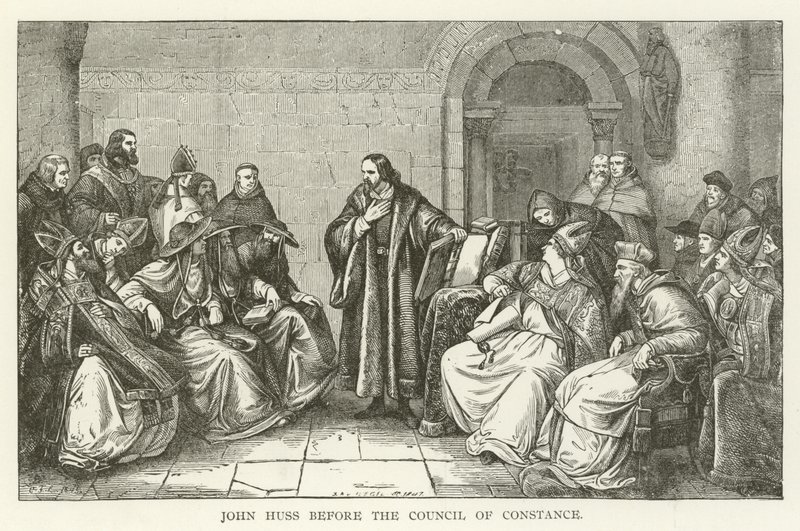 Johannes Hus vor dem Konzil von Konstanz von American School