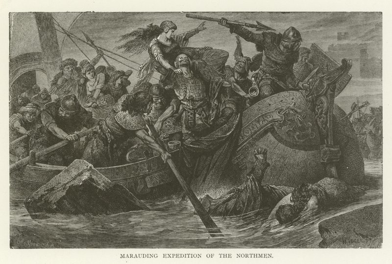 Plünderungsexpedition der Nordmänner von American School