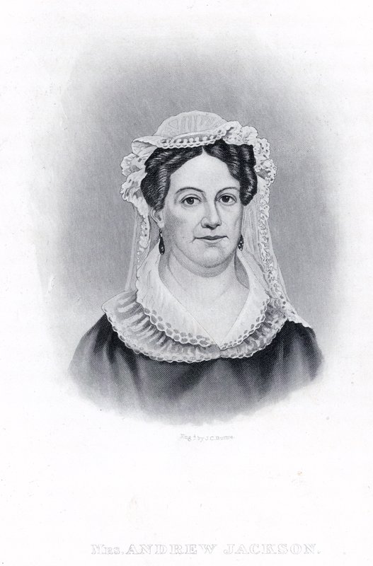 Mrs. Andrew Jackson (Gravur) von American School