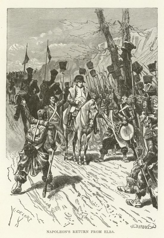 Napoleons Rückkehr von Elba von American School