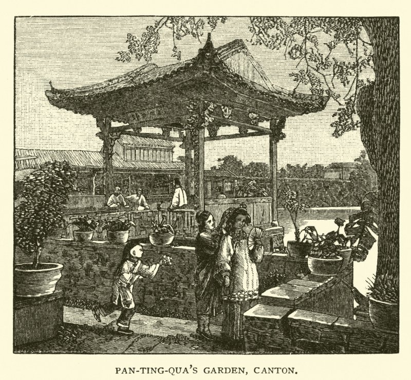 Pan-ting-Quas Garten, Kanton von American School