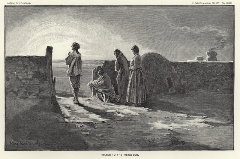 Gebet zur aufgehenden Sonne von American School