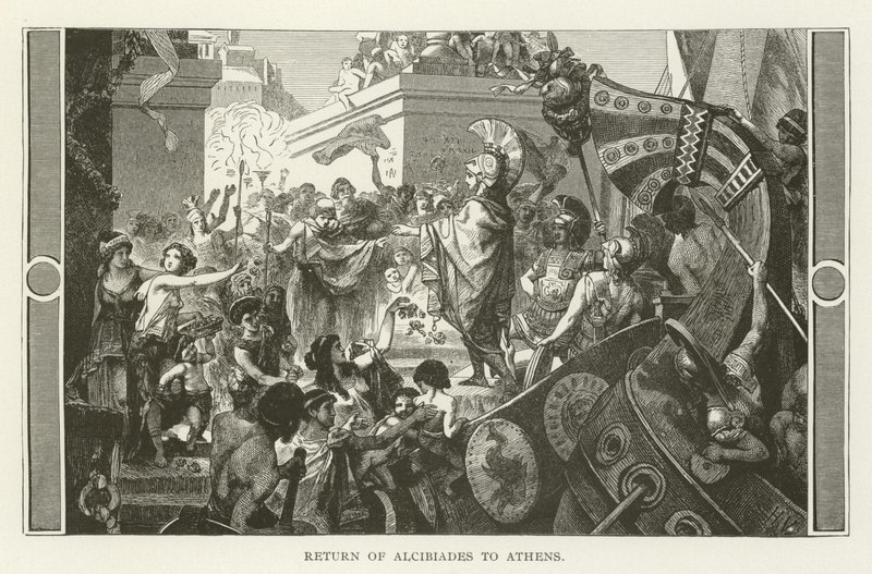 Rückkehr des Alkibiades nach Athen von American School