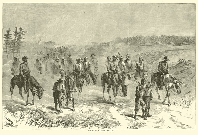 Rückkehr der Kautz-Kavallerie, Juni 1864 von American School
