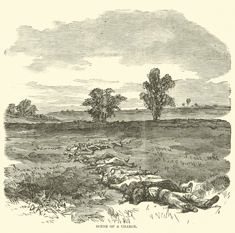 Szene eines Angriffs, September 1862 von American School