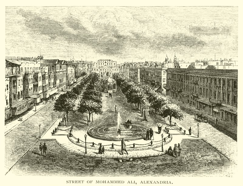 Straße von Mohammed Ali, Alexandria von American School