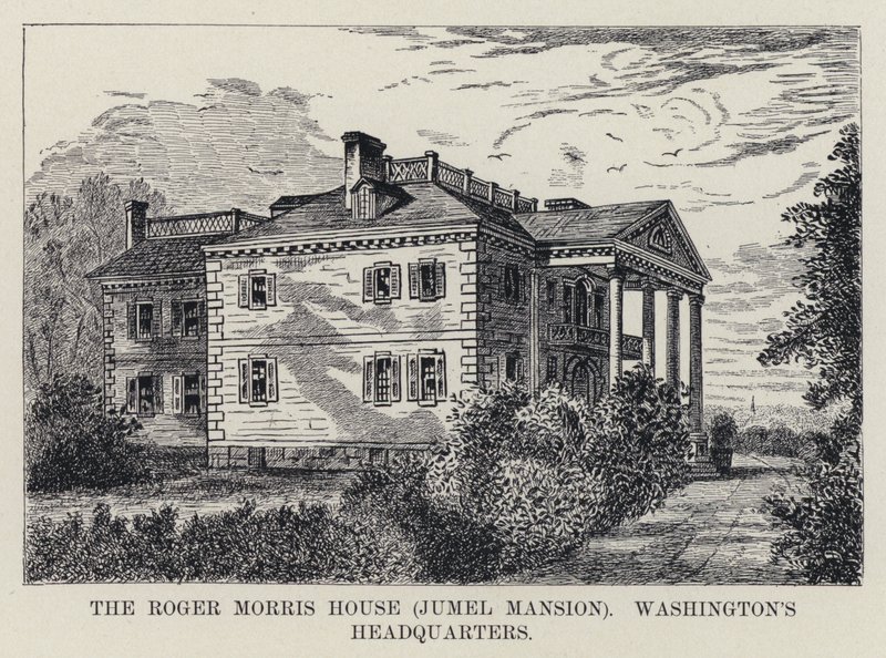 Das Roger Morris Haus, Jumel Mansion, Washingtons Hauptquartier von American School