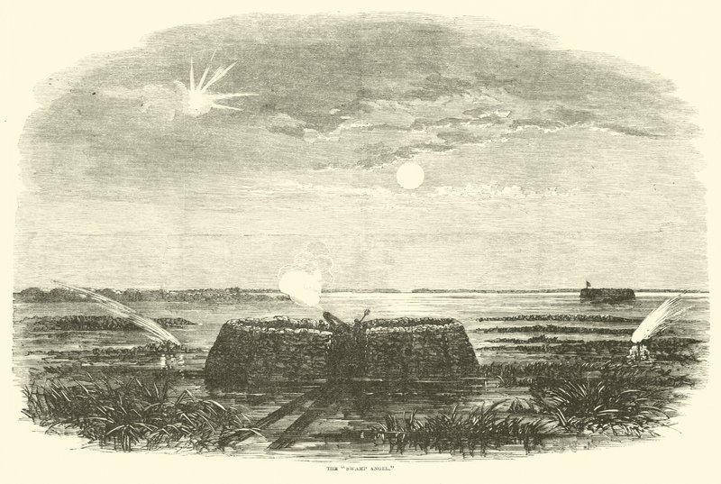 Der Sumpfengel, August 1863 von American School