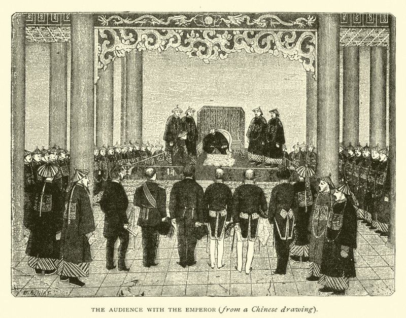 Die Audienz beim Kaiser von American School