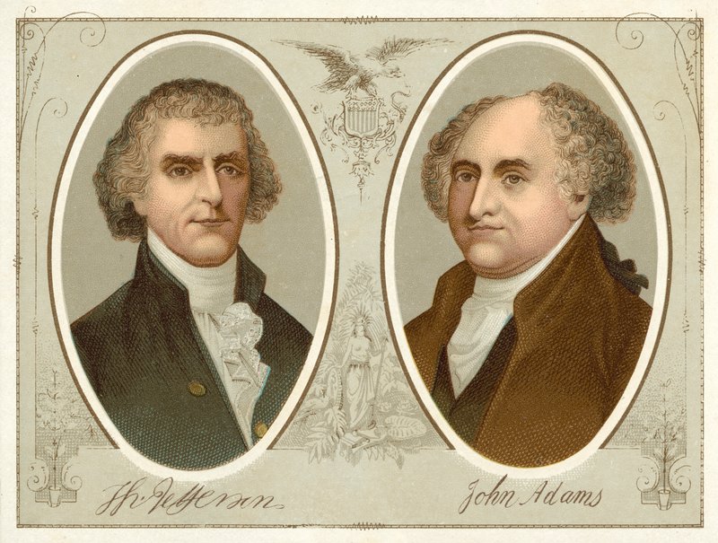 Thomas Jefferson, John Adams von American School