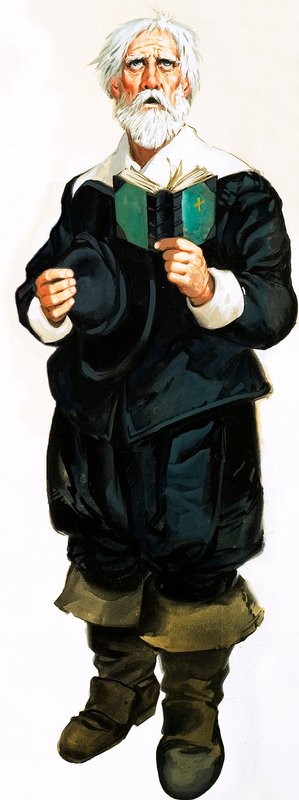 Ein Pilgervater dankt von Angus McBride