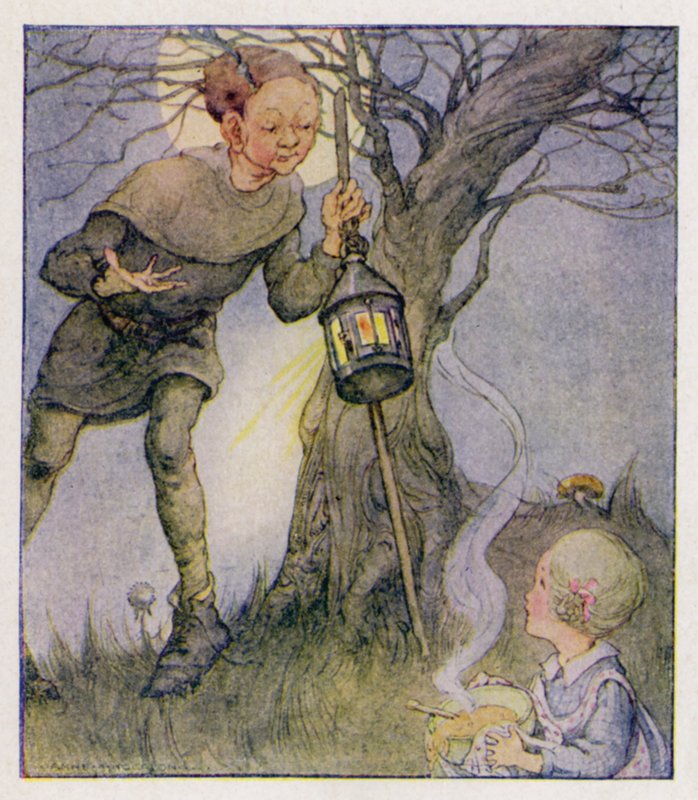 Kinderreim: Der Mann im Mond kam zu früh herunter von Anne (after) Anderson