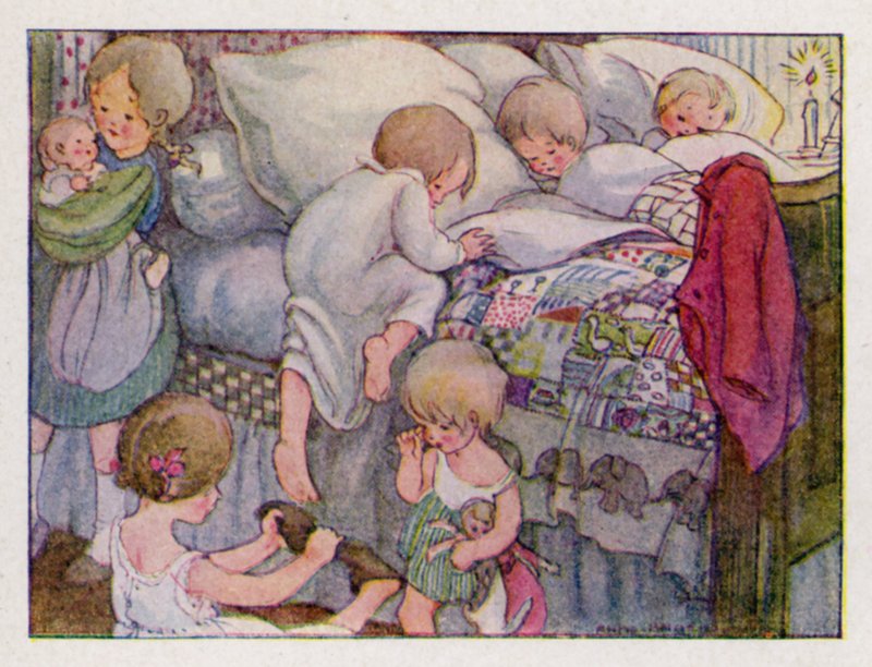 Kinderlied: Wee Willie Winkie rennt durch die Stadt von Anne (after) Anderson
