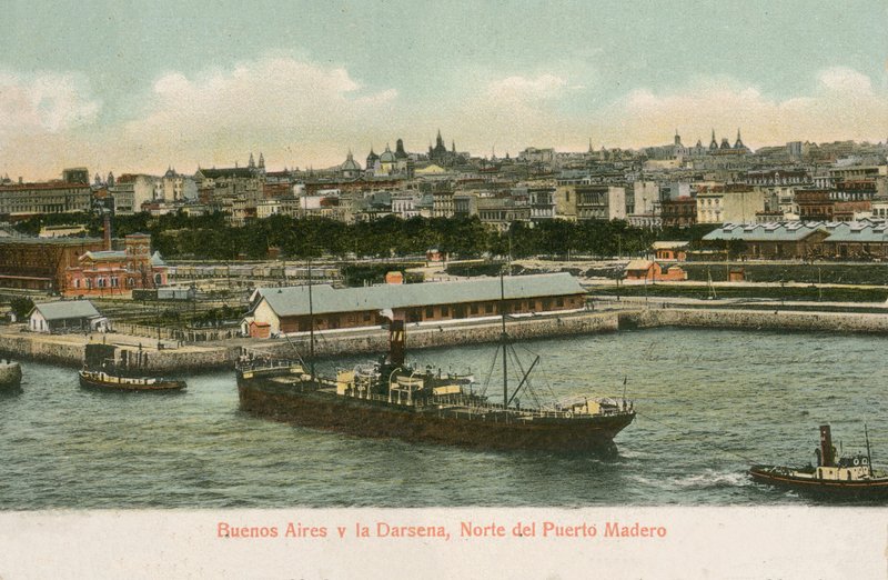 Darsena-Docks, Puerto Madero, Buenos Aires, Argentinien (Farbfoto) von Argentinian Photographer