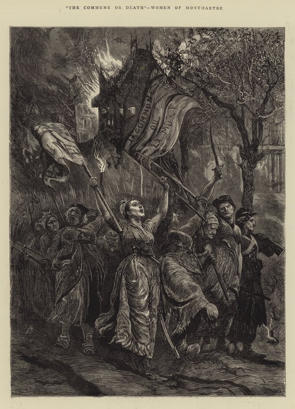 Die Kommune oder der Tod, Frauen von Montmartre von Arthur Boyd Houghton