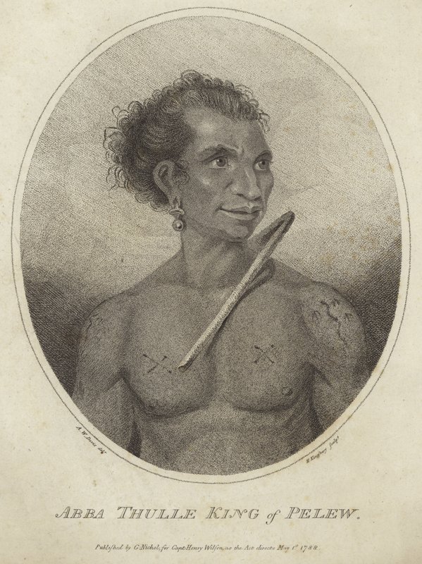 Porträt von Abba Thulle, König von Pelew von Arthur Devis