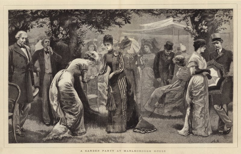 Eine Gartenparty im Marlborough House von Arthur Hopkins