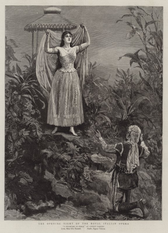 Die Eröffnungsnacht der Royal Italian Opera von Arthur Hopkins