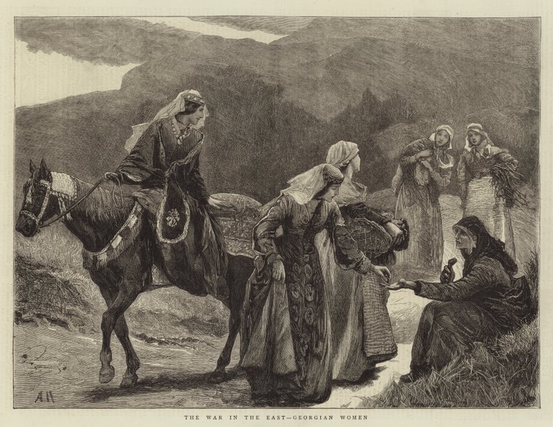 Der Krieg im Osten, georgische Frauen von Arthur Hopkins