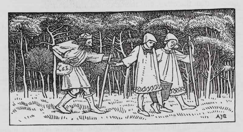 Hans Christian Andersen: Der Elfenhügel von Arthur Joseph Gaskin